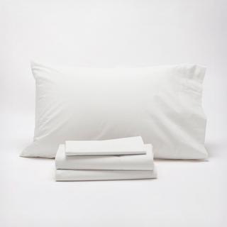 220-Thread Count Organic Percale 4-Piece Sheet Set