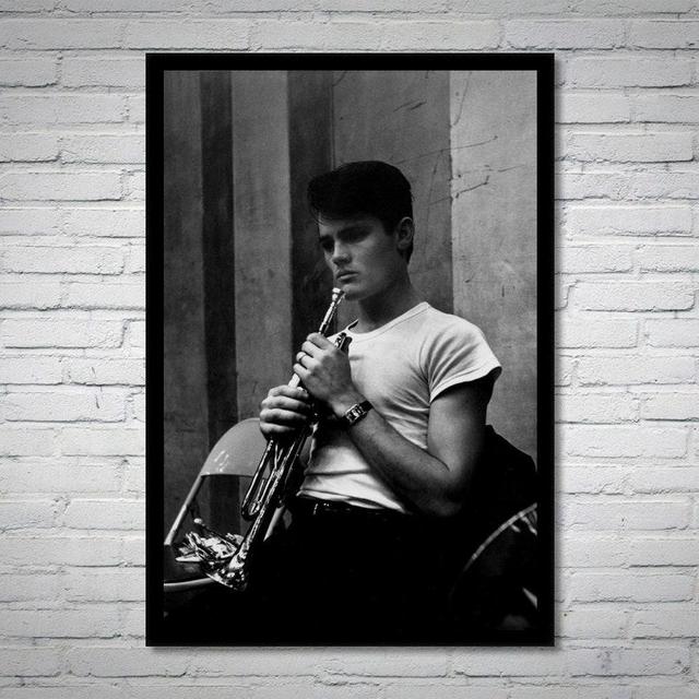 Chet Baker vintage photograph - retro wall art - Chet Baker photo print - Live music posters - Housewarming gift ideas - anniversary gifts