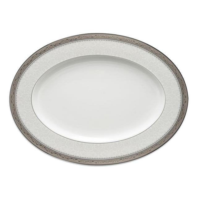 Noritake® Odessa Platinum 12-Inch Oval Platter