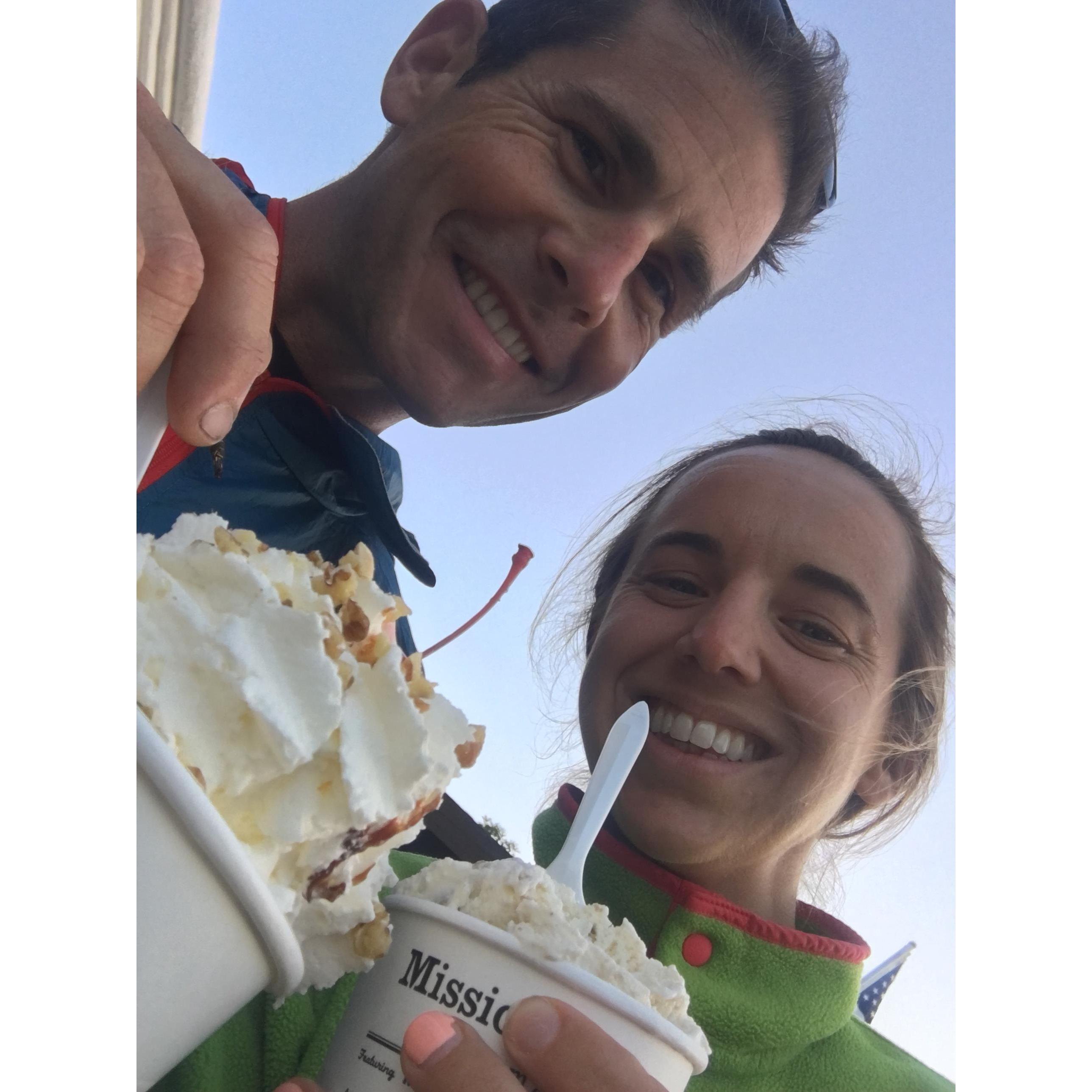 We always have room for dessert - especially Matt ;)