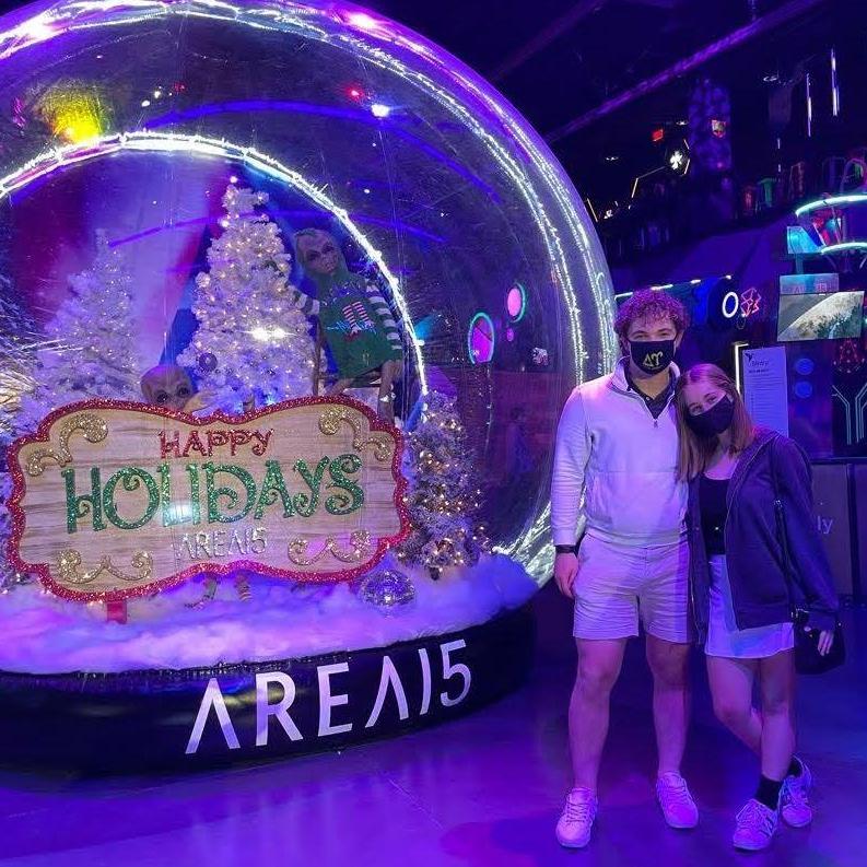 Spending Christmas in Vegas together, 2022.