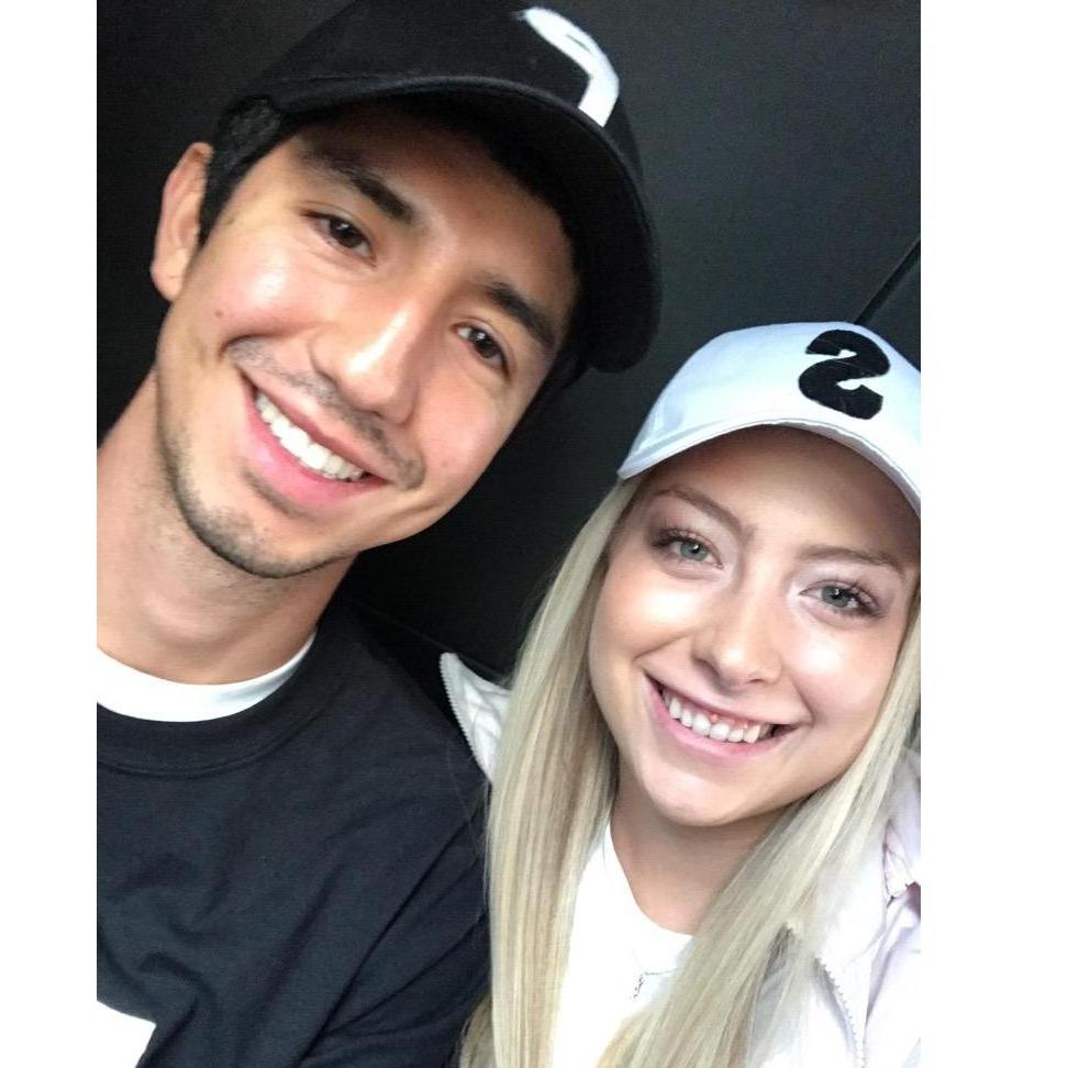 10/31/2018 - Holly and Luis dressed at Salt and Pepper for Halloween