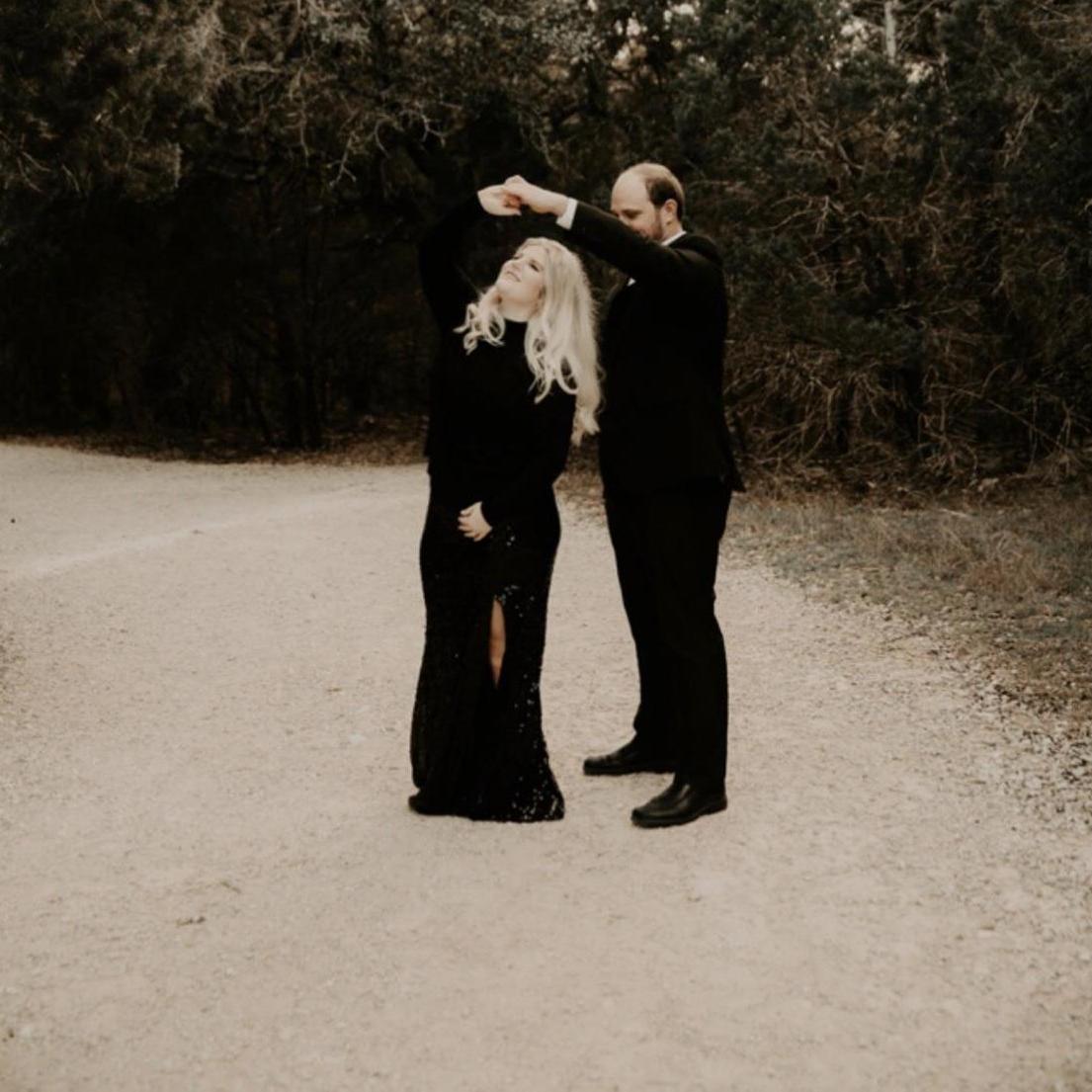 He hates dancing. But he will get up and dance every single time I ask. I love him.