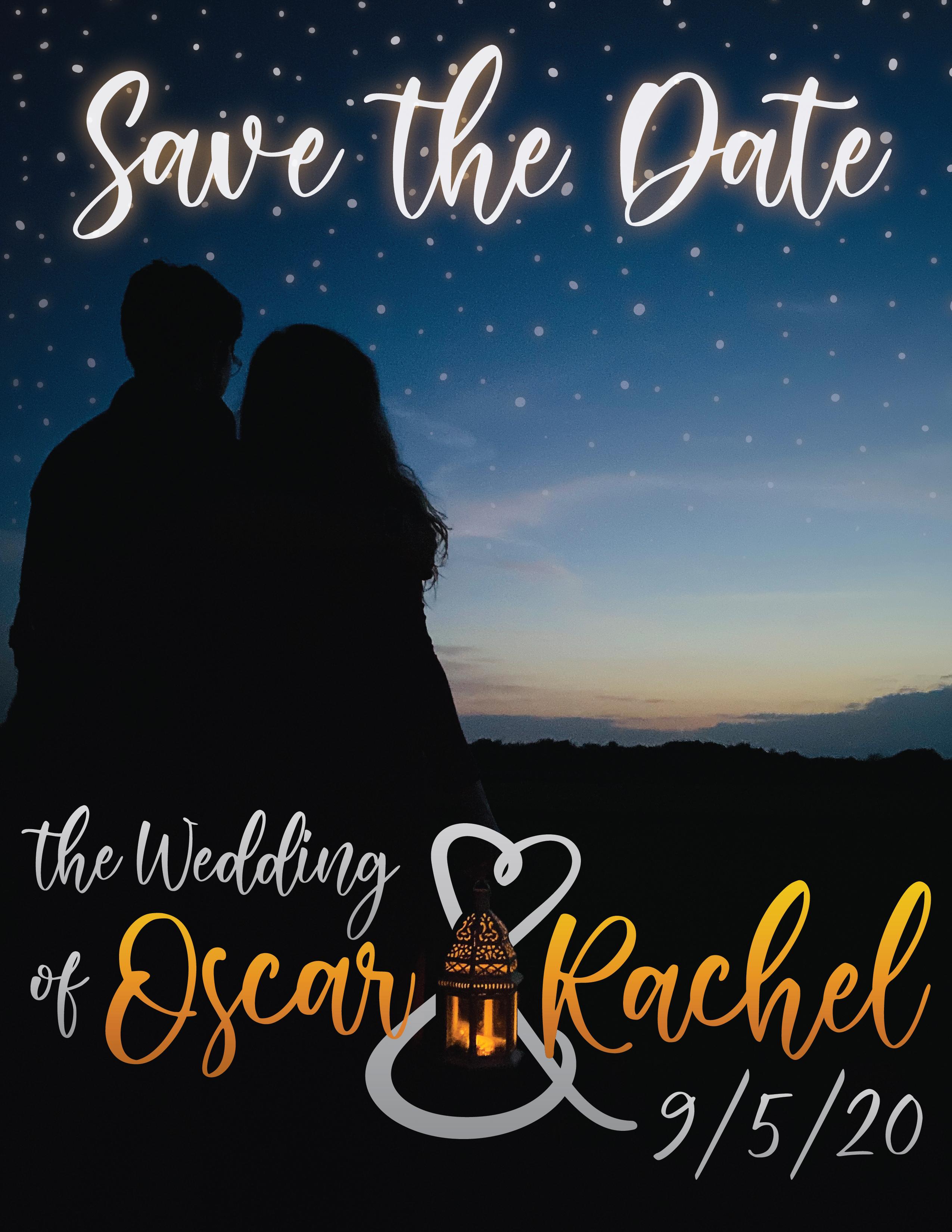 The Wedding Website of Oscar Corral and Rachel Marley