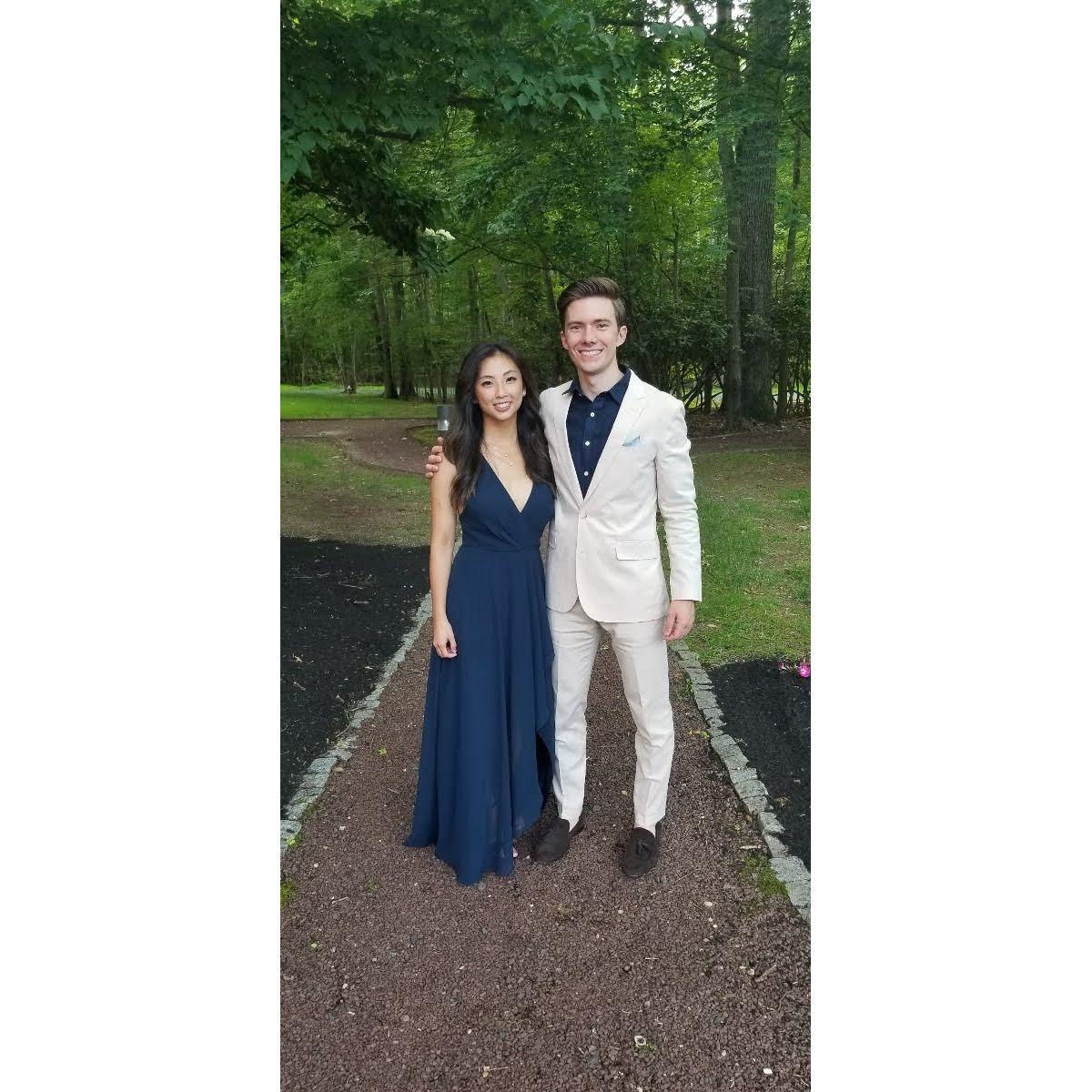 Our first wedding as a couple
