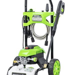 Greenworks - Electric Pressure Washer up to 1900 PSI at 1.2 GPM - Green