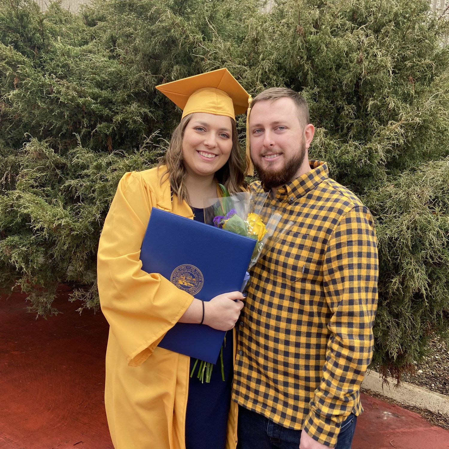 Gabby's undergraduate graduation when she got her BS in Biochemistry!