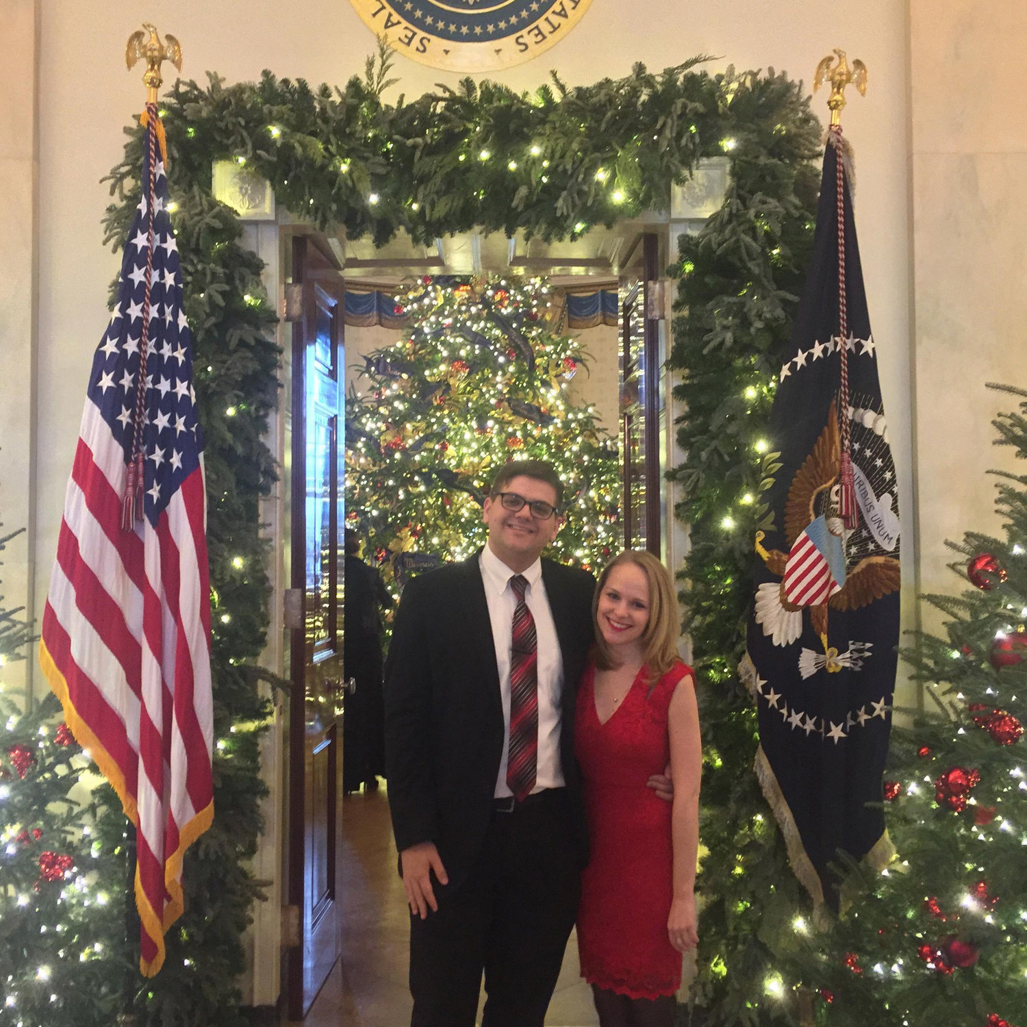 White House Christmas Party, December 2018.