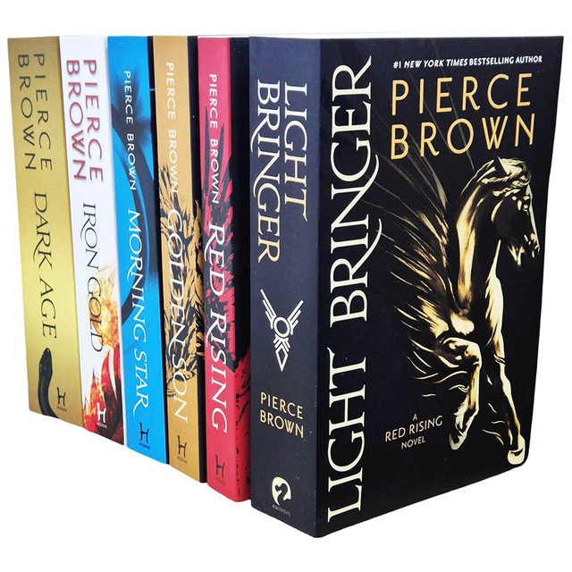 The Red Rising Series 6 Books Collection Set (Red Rising, Golden Son, Morning Star, Iron Gold, Dark Age & Light Bringer)
