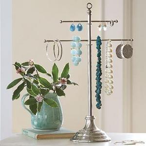 Vintage Metal Jewelry Stand