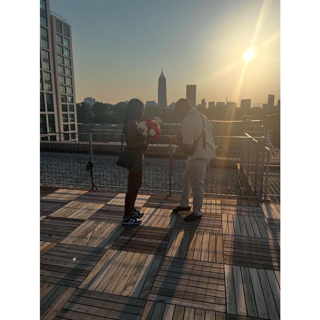 The proposal was perfect!