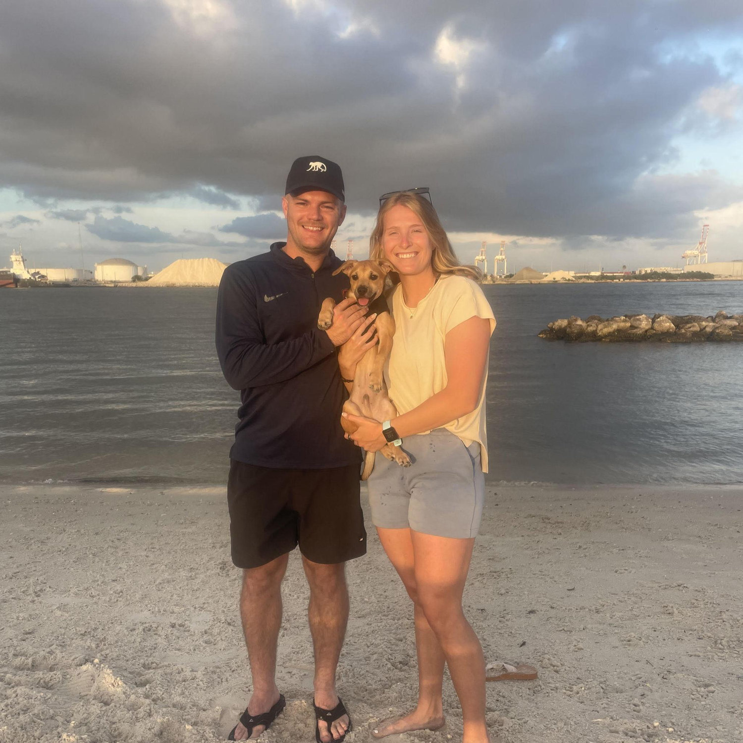 Adopted our first dog together, Fineas, 3/16/25