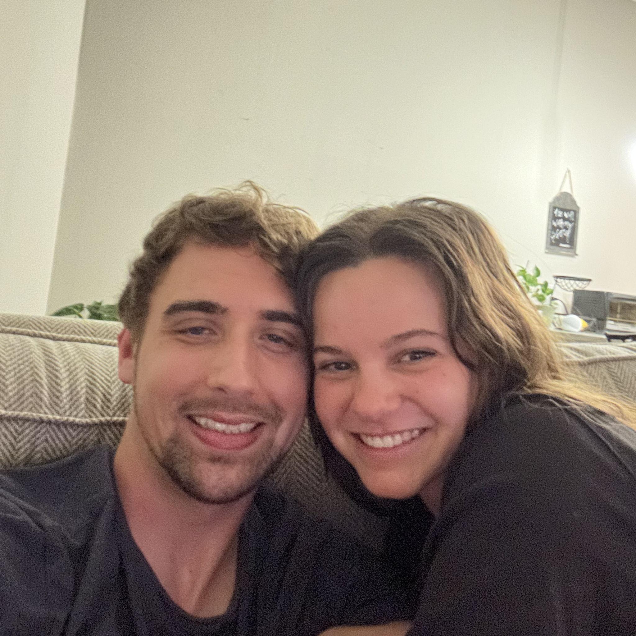 Moments after we became official <3