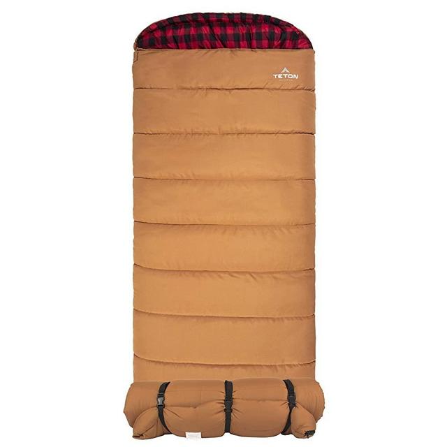 TETON Sports Deer Hunter Sleeping Bag; Warm and Comfortable Sleeping Bag Great for Camping Even in Cold Seasons