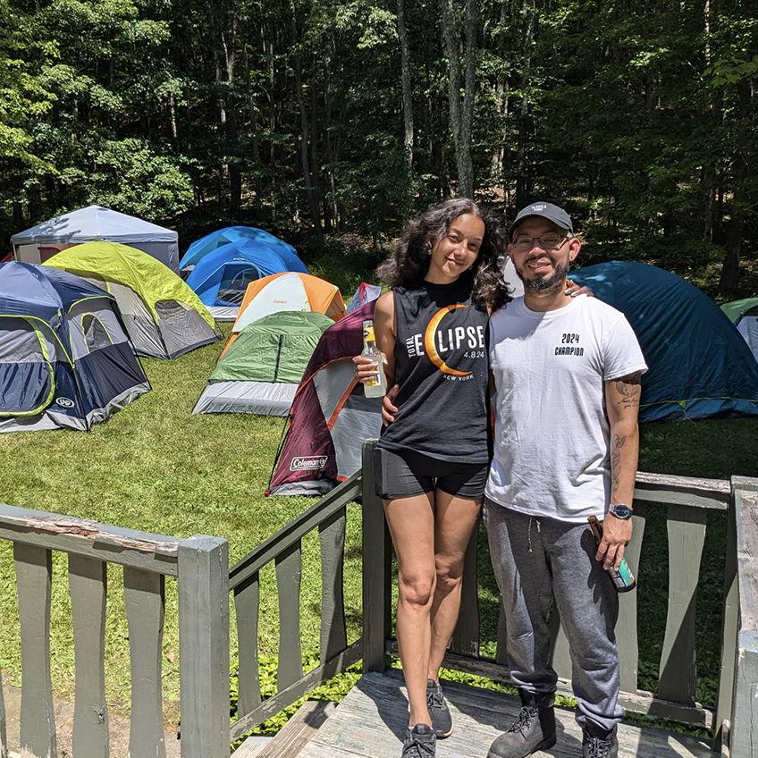 Second camping trip with Alexander's family.