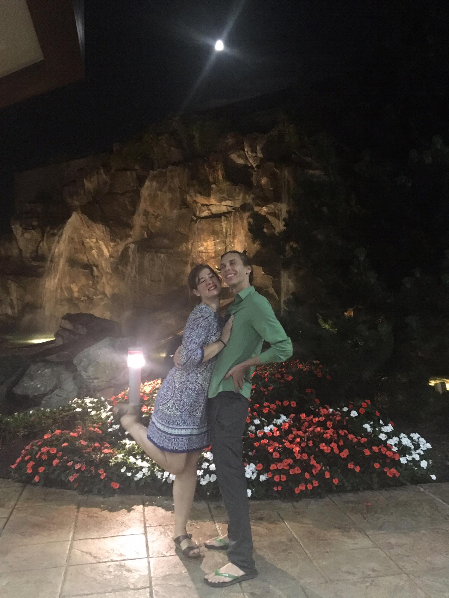 The night of our engagement Mary and Andy took us to Tulalip Casino.