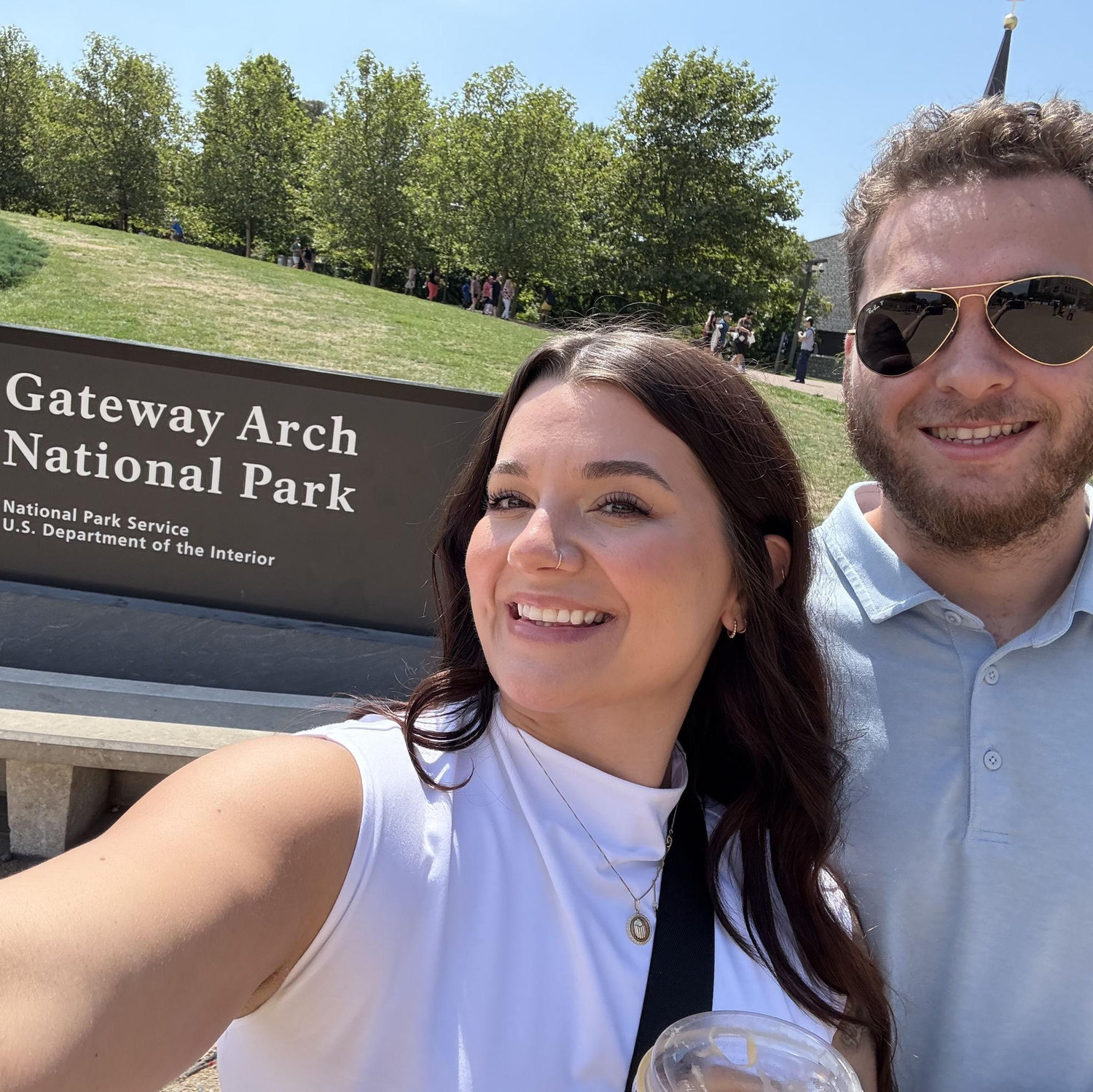 Our 3 year anniversary day in St. Louis