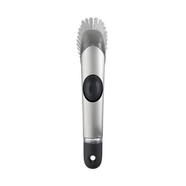 SteeL Soap Dispensing Dish Brush