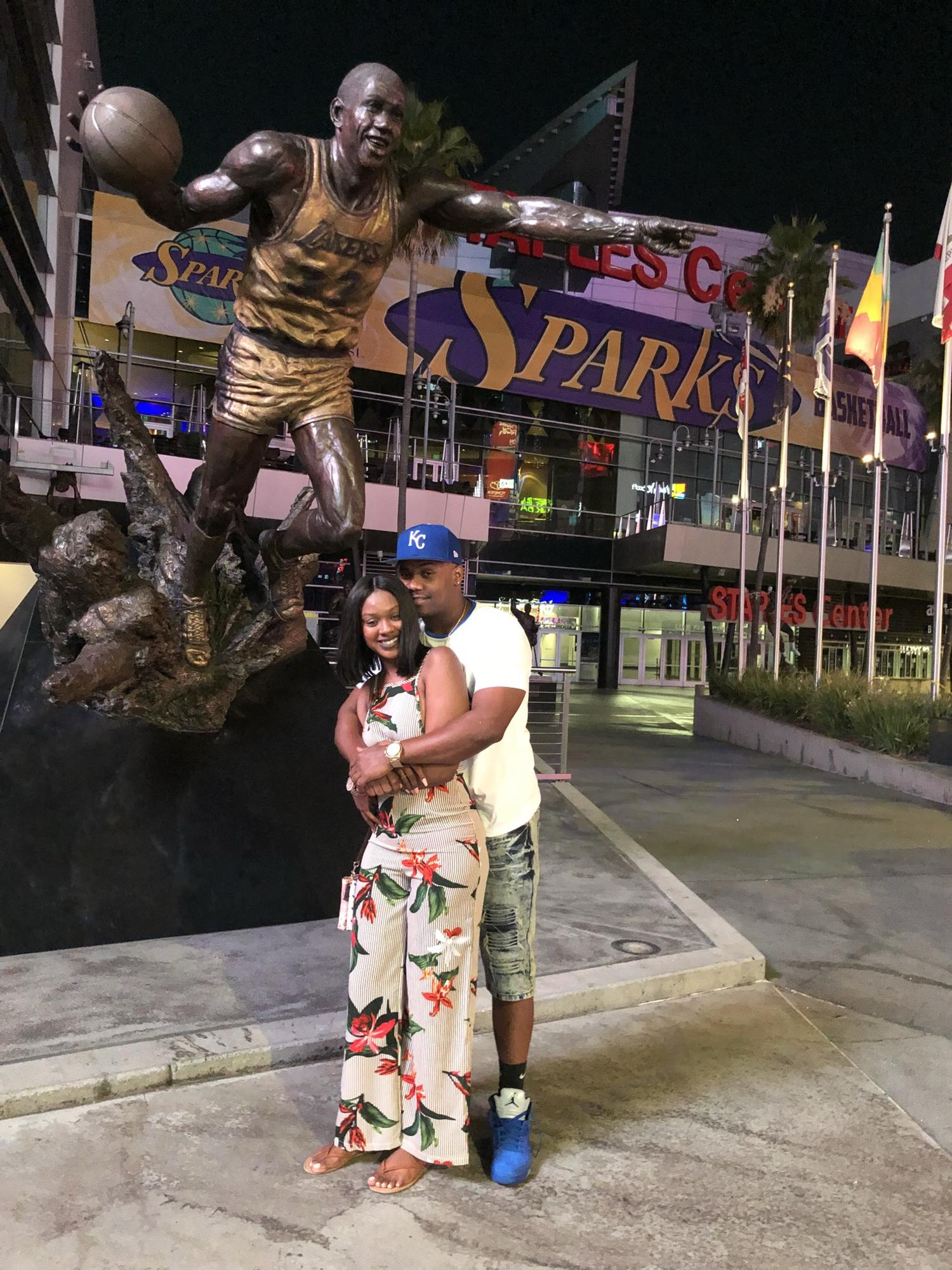 Our first time together out of town. Los Angelos