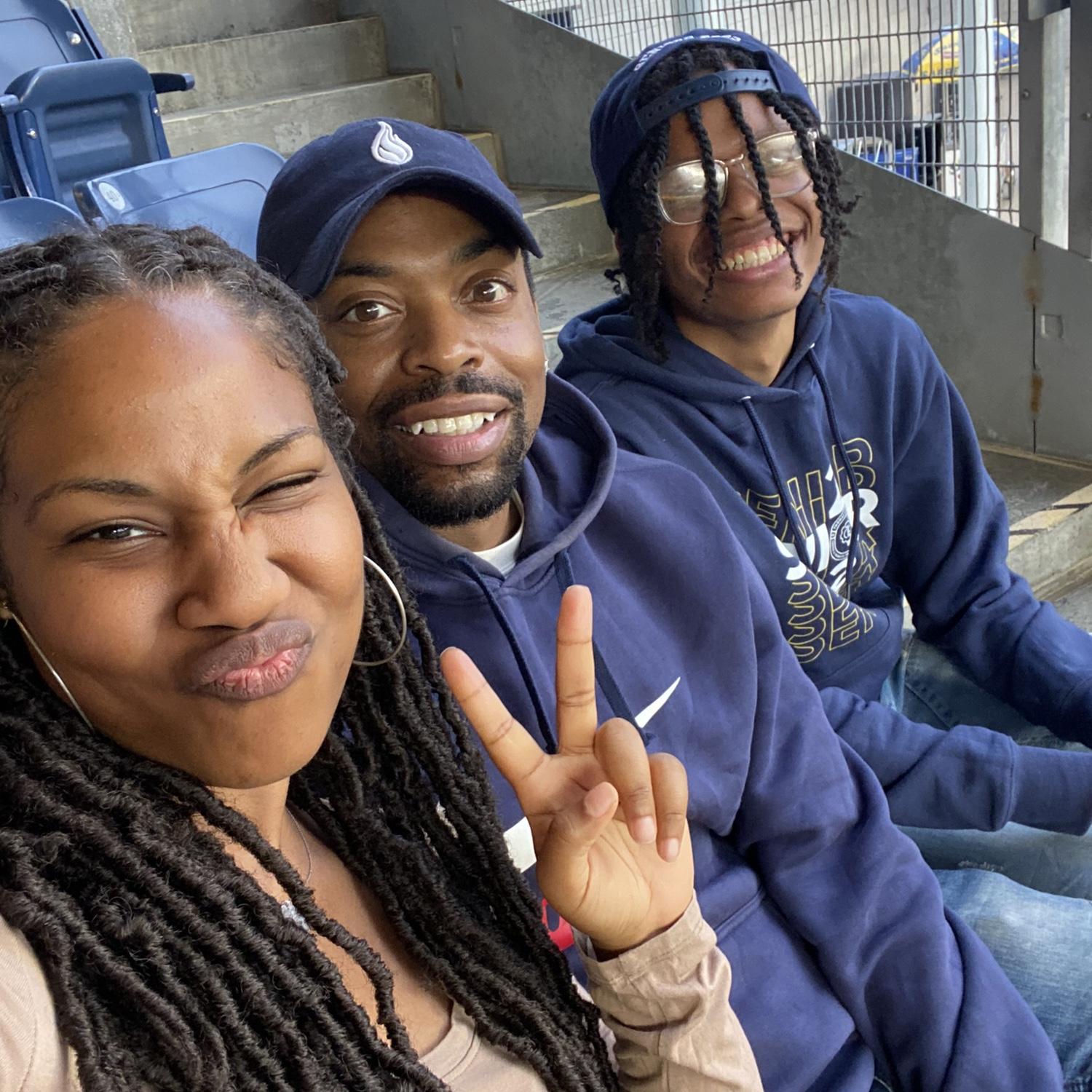 Baseball game with Jalen