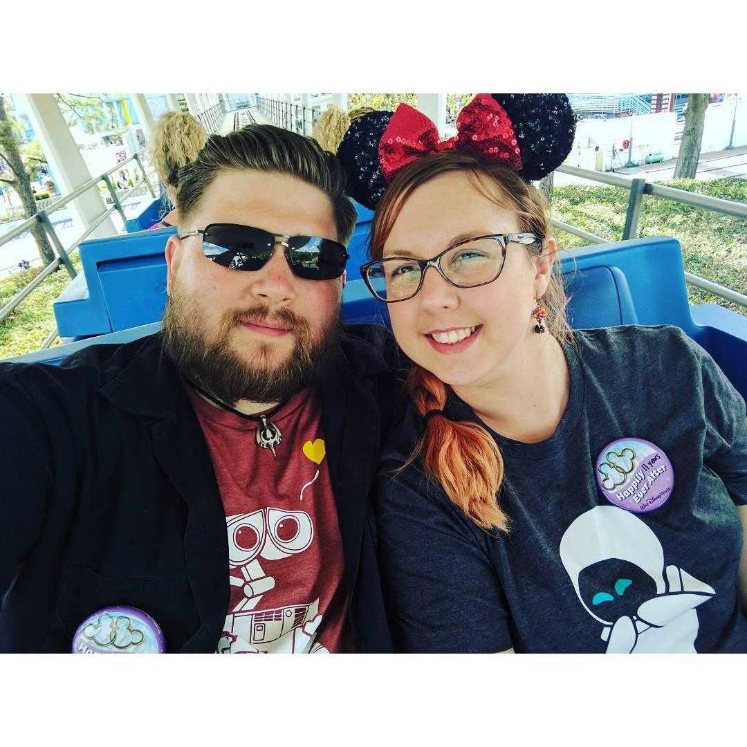 Celebrating Amber's 30th birthday and 11 year anniversary in Disney World, 2017
