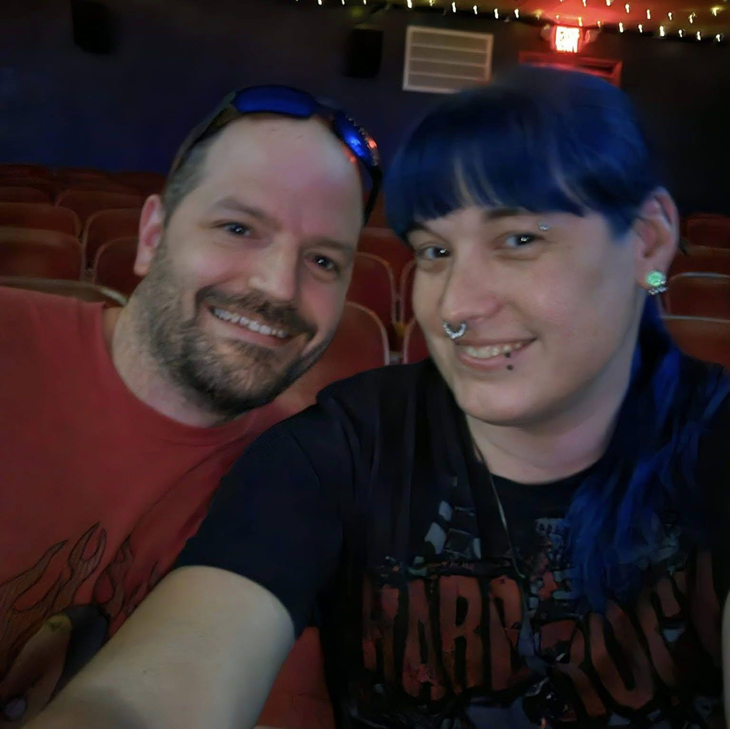 Movie time at the Radford Theater