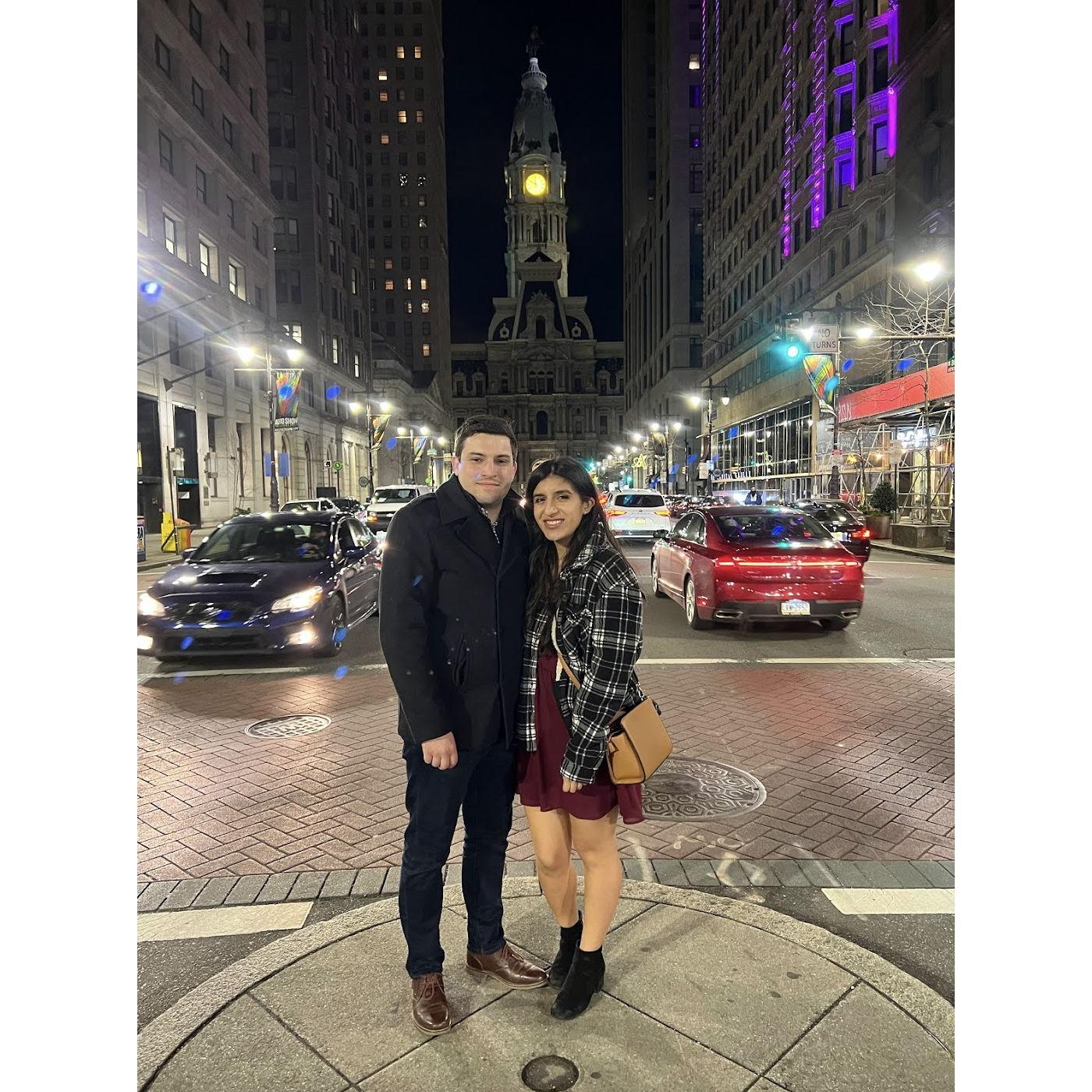 A date night favorite is seeing comedy shows or live music. Our 6th month anniversary was at Chris' Jazz Club.