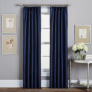 Spellbound Pinch-Pleat Rod Pocket Lined Window Curtain Panel