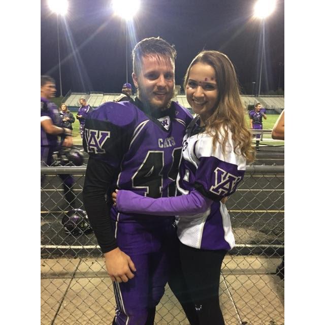 Senior year homecoming football game