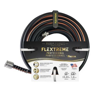 FLEXON  FLX 5/8-in x 50-ft Premium-Duty Kink Free Vinyl Black Hose