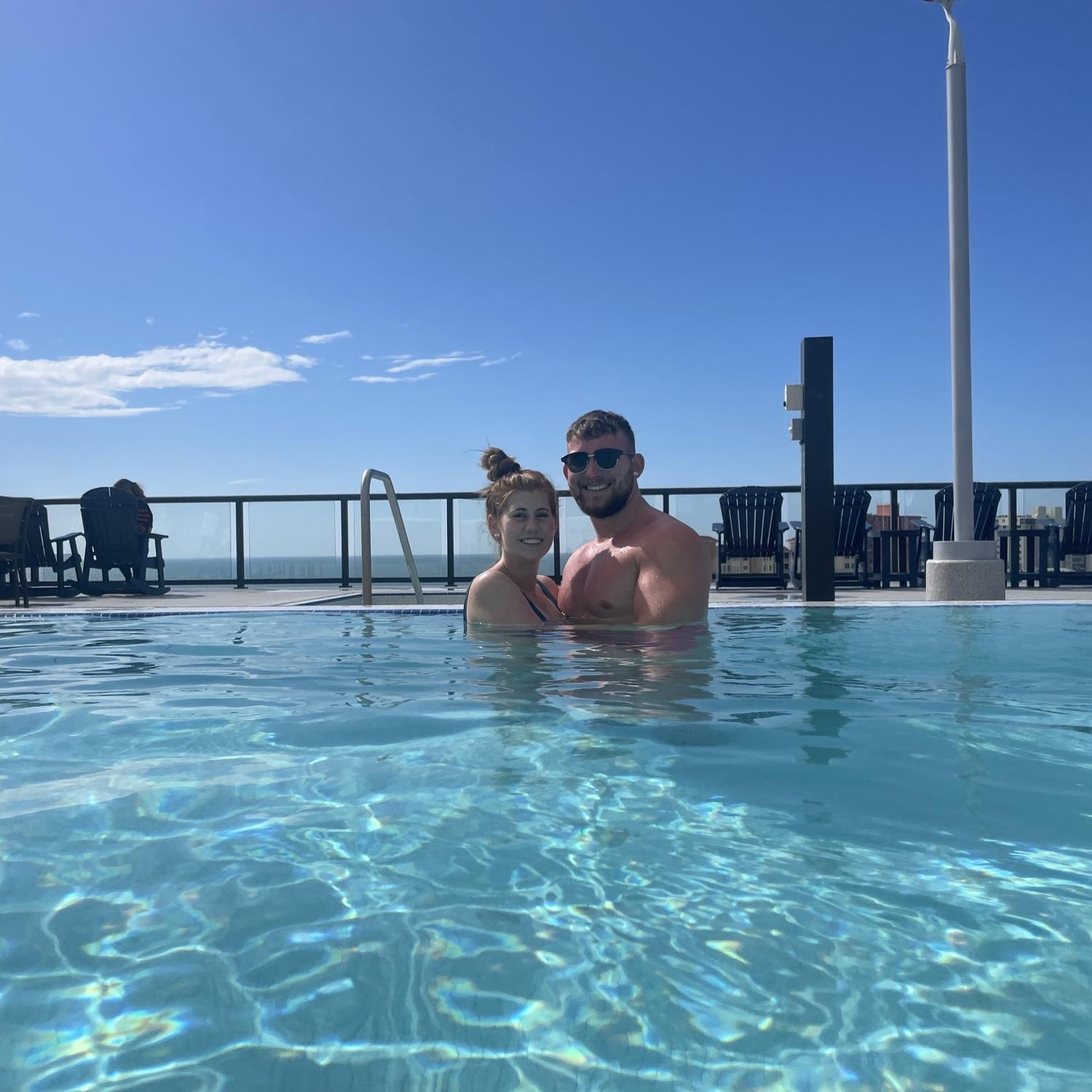 Our first trip out of state, we visited one of Sarah’s best friends in Florida. He fit in perfectly with all my friends, I knew he was a keeper! February 13, 2022.