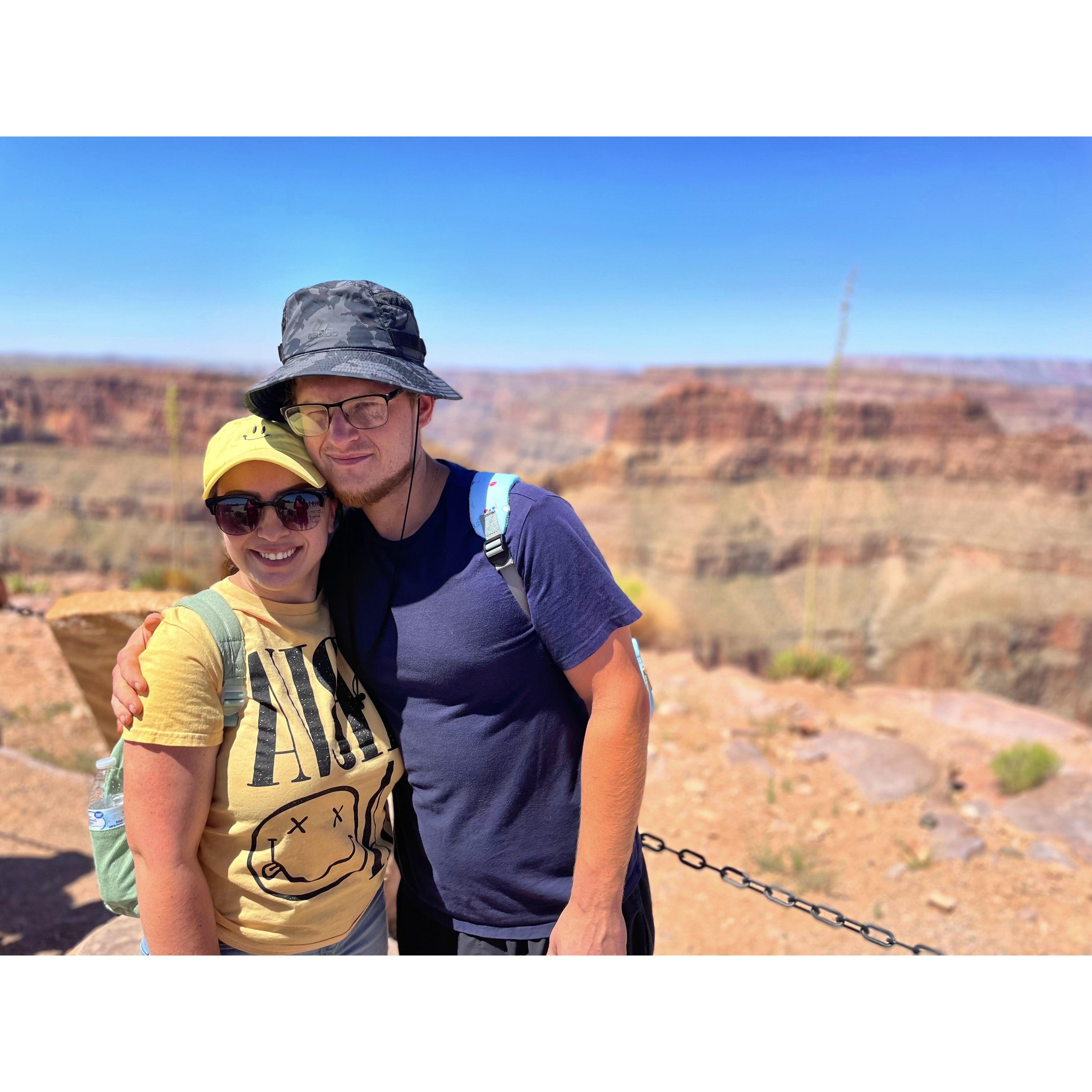 A picture of us at the Grand Canyon