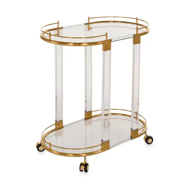 Safavieh Lennon Bar Trolley in Bronze