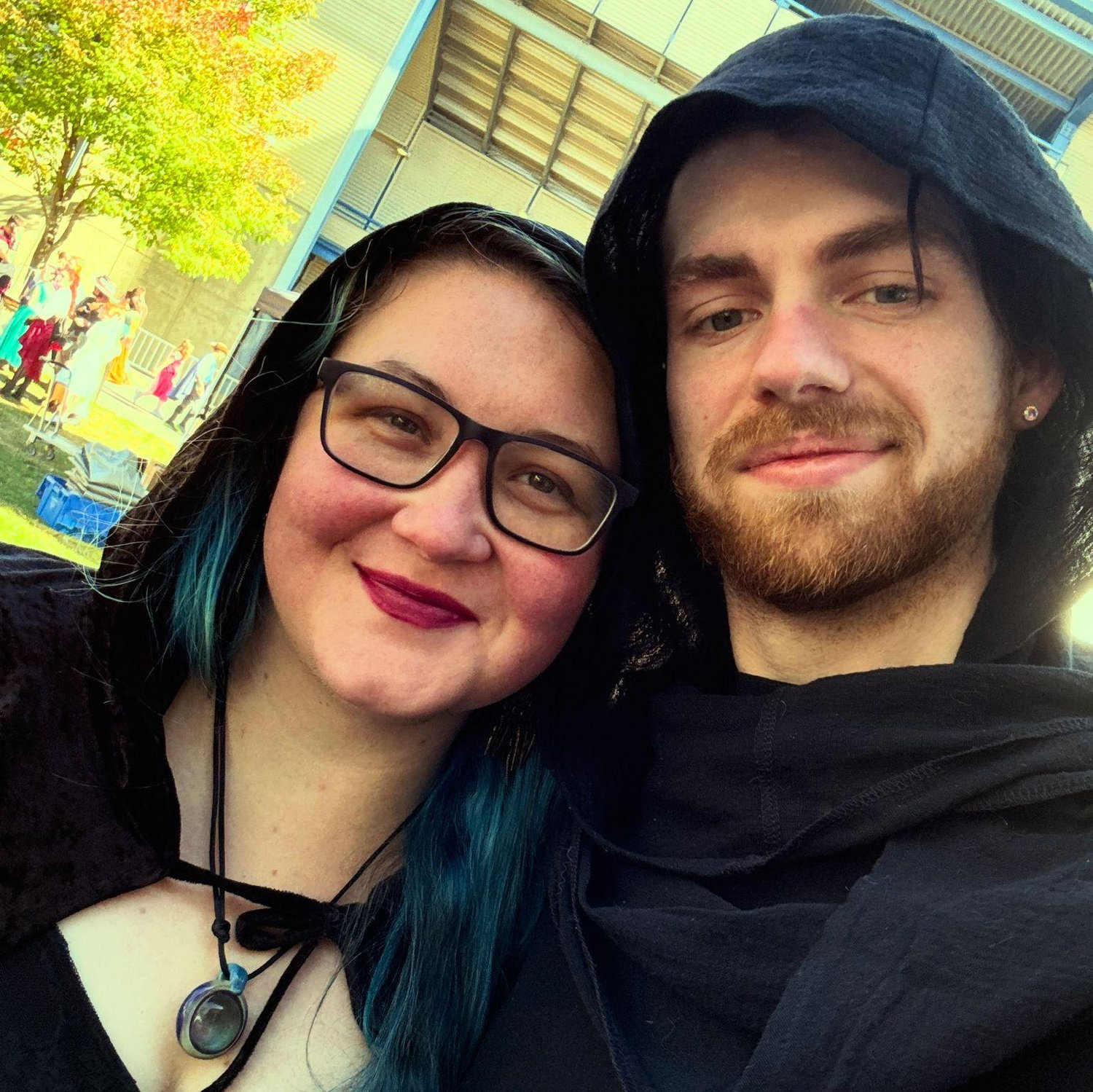 Spokane Ren Faire, our outfits were slaying.