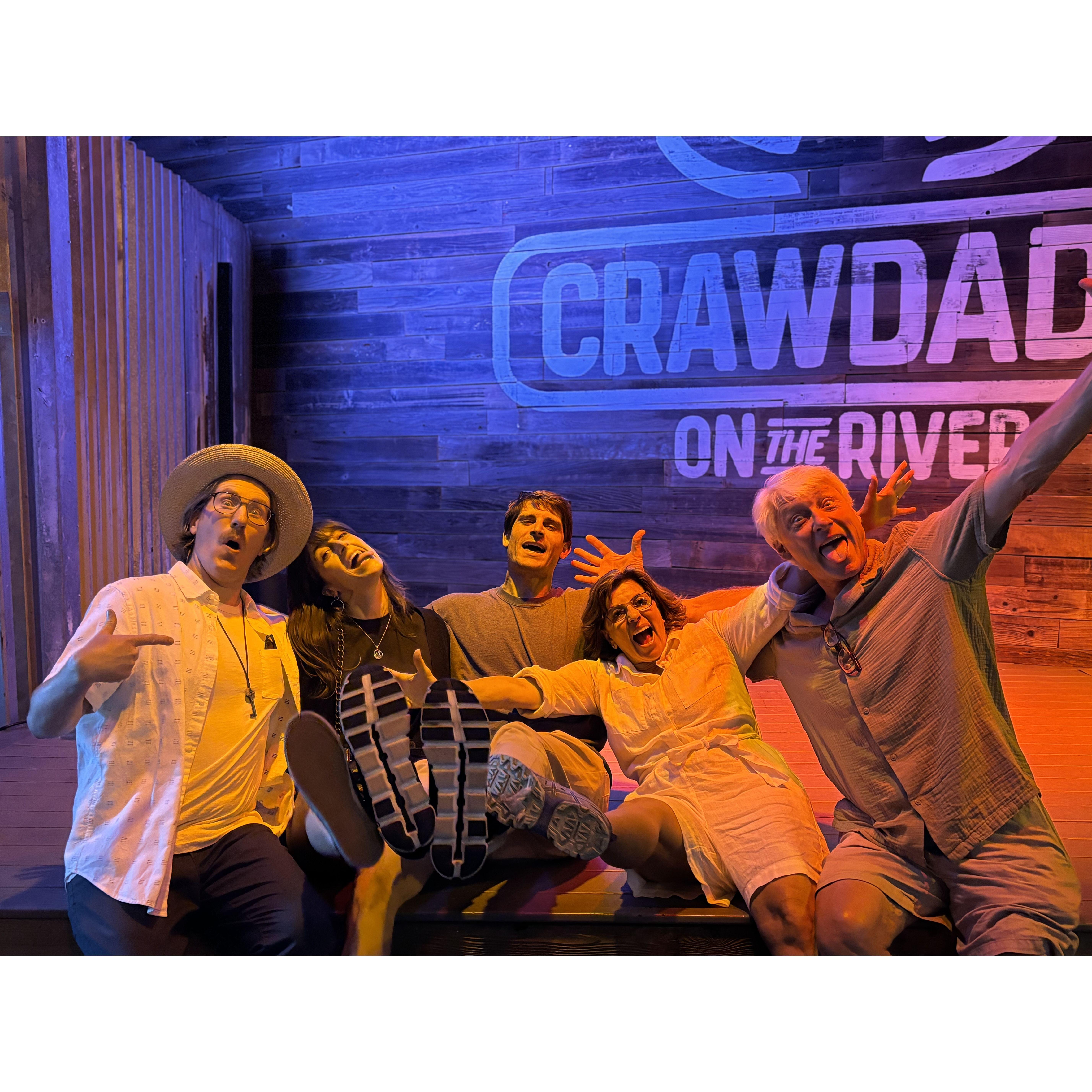 We love making funny faces.