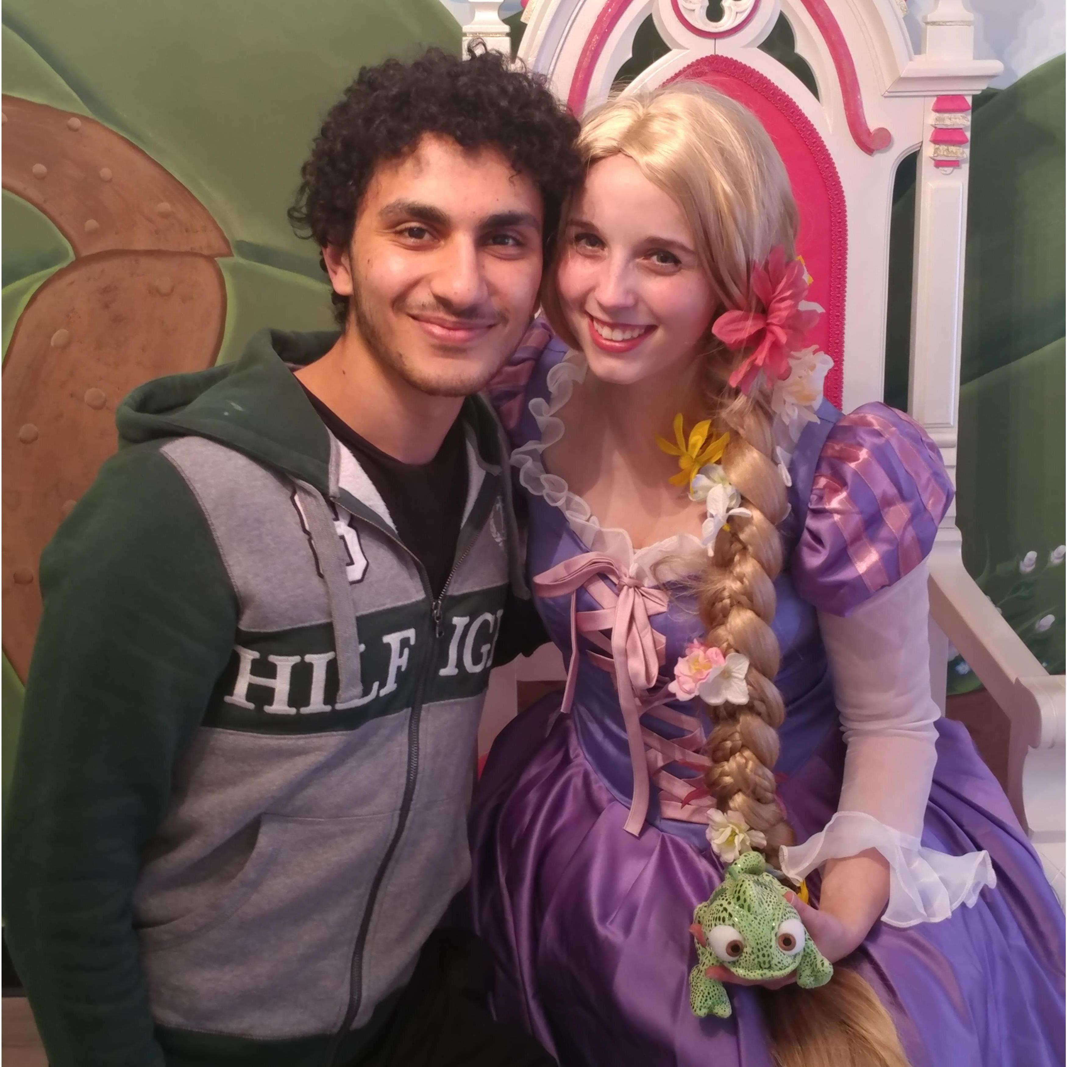 After years of throwing her hair out a tower window, Micaelyn finally found her Prince Charming.