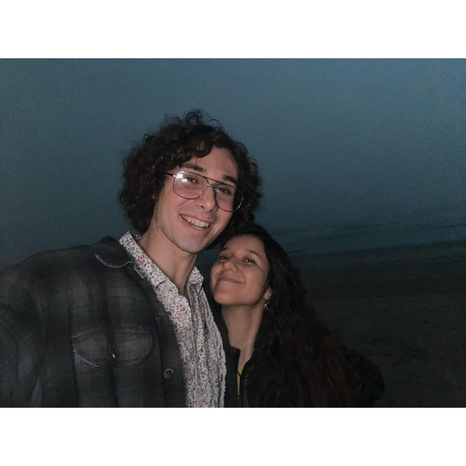 This is right before we missed our reservation to eat at Coronado's Serea restaurant. We kinda got annoyed at one another, but after a great chat, we felt better than ever and ate plenty of In-N-Out.
