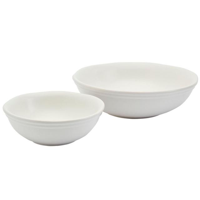 Bee & Willow™ Bristol 2-Piece Serving Bowl Set in Coconut Milk