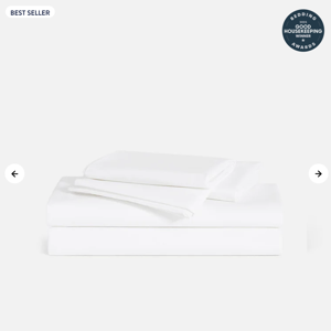 Luxe Sateen Core Sheet Set - King, White