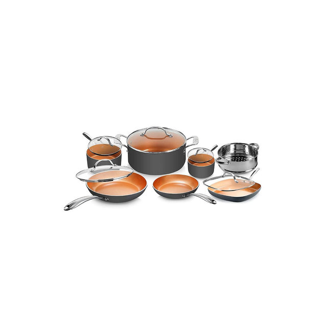 Gotham Steel 12 Piece Nonstick Cookware Set