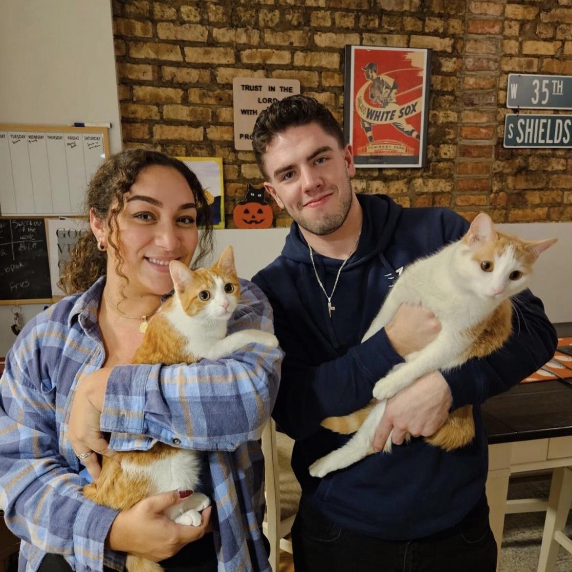 Family photo with Mama and Mila
