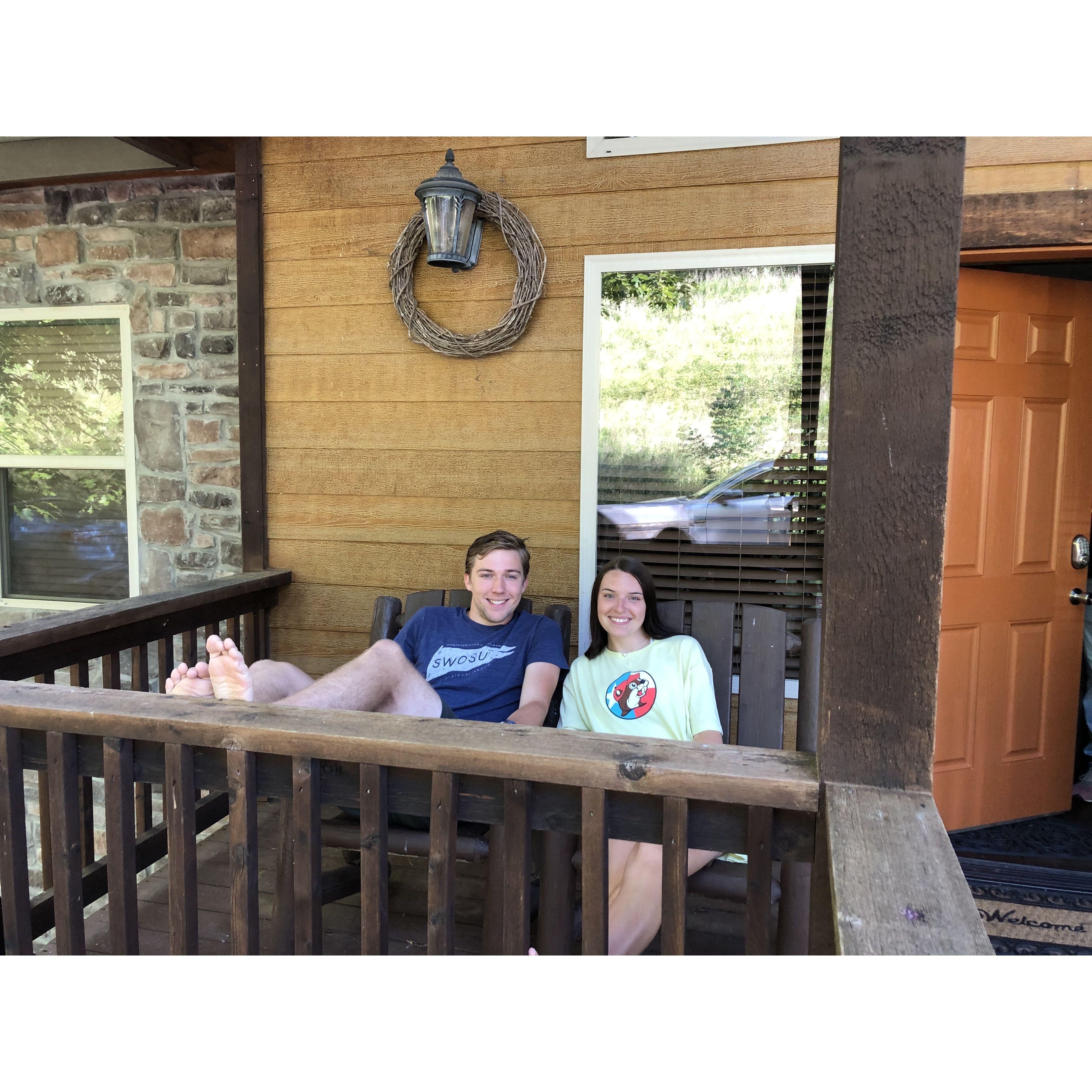 Summer 2021, we both went on each other's family vacations for the first time!
