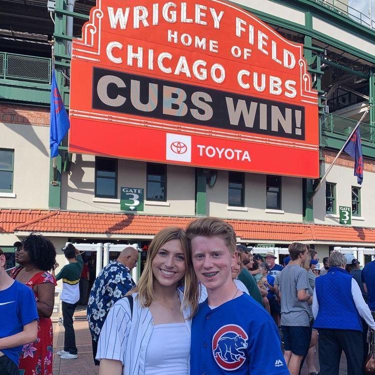 2019: zoe's first cubs game