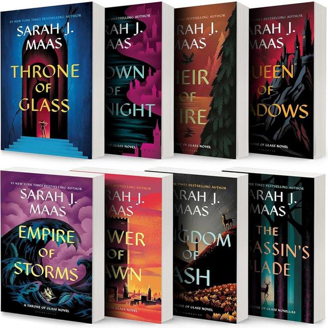 Throne Of Glass Series Collection 8-Book Set by Sarah J. Maas