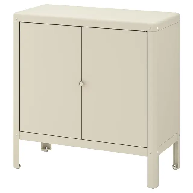 KOLBJÖRNCabinet, indoor/outdoor, beige31 1/2x31 7/8 "