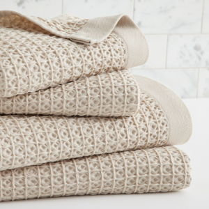 Waffle Towel Sets - Oatmeal, Set of 6