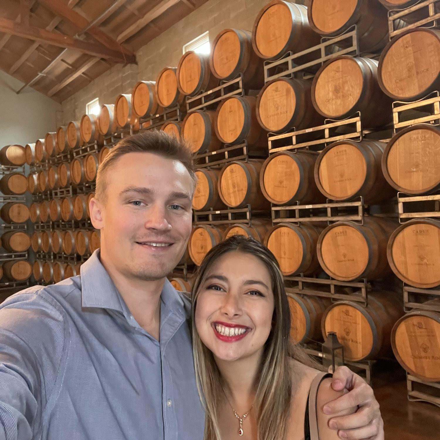 First trip as boyfriend and girlfriend: Napa