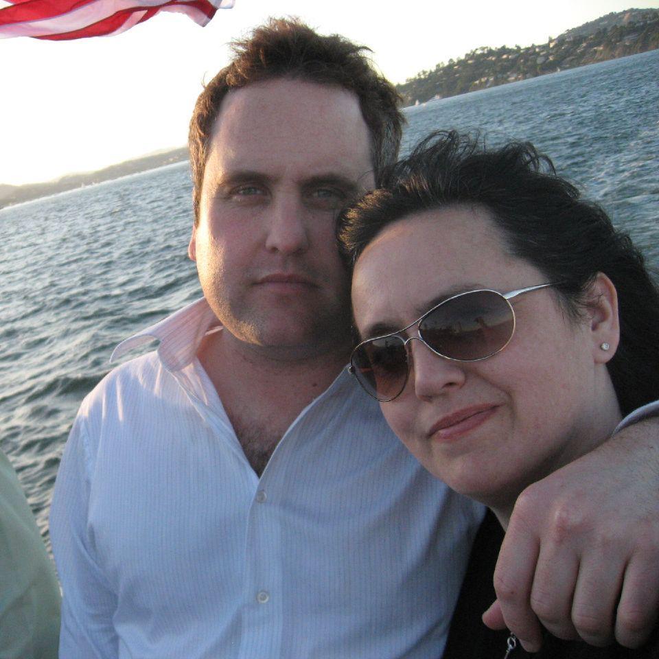 2008 - before Aaron's hair went salt & pepper!