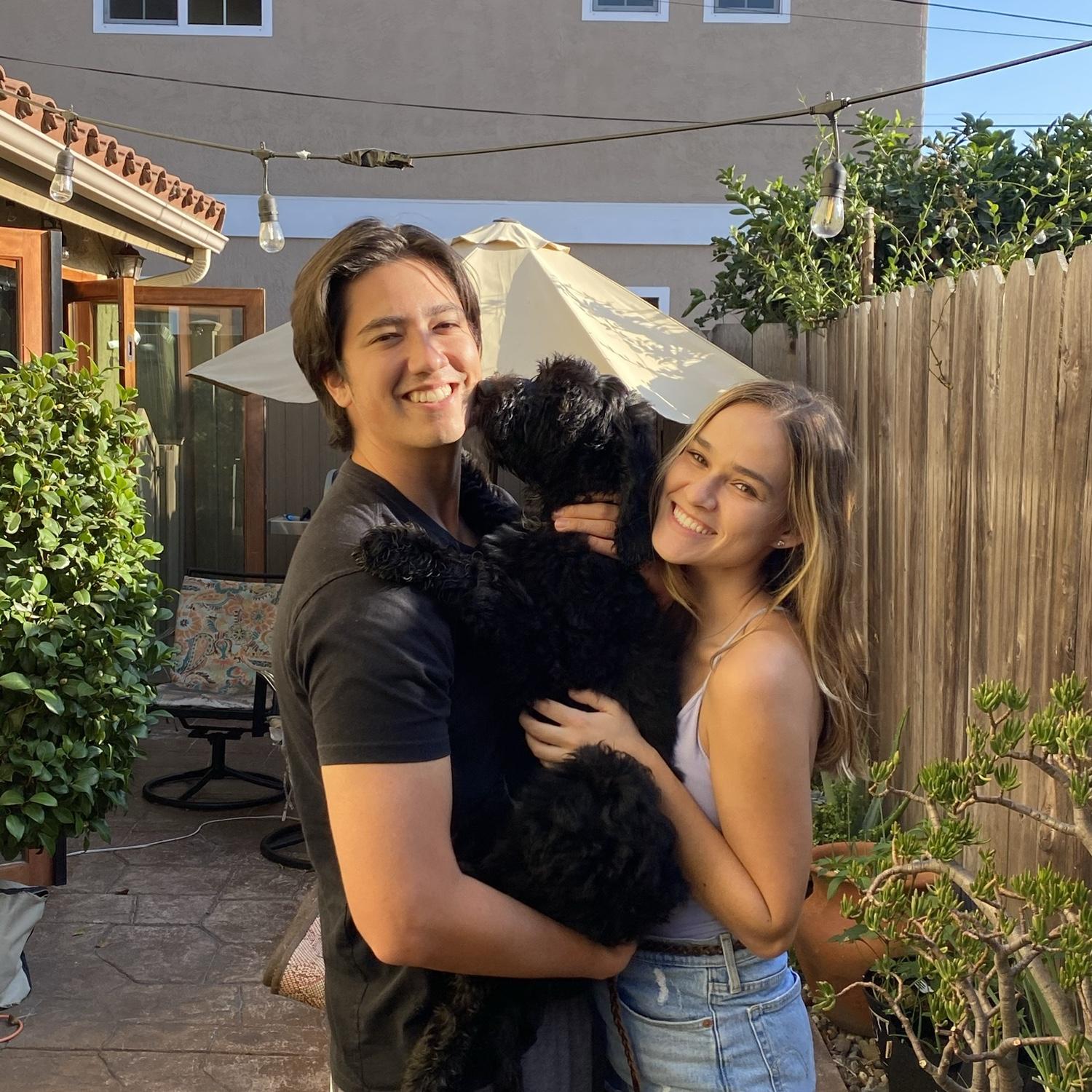 Our first family photo with Milo