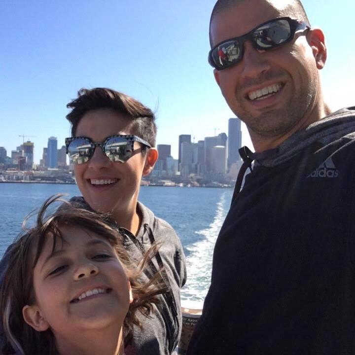 Family trip via a Seattle Ferry ride.
